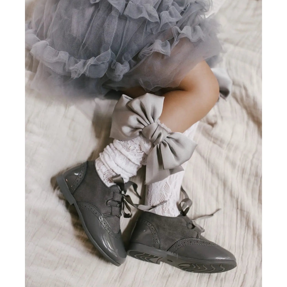 Petite Maison Kids Lola Lace Socks With Satin Bows