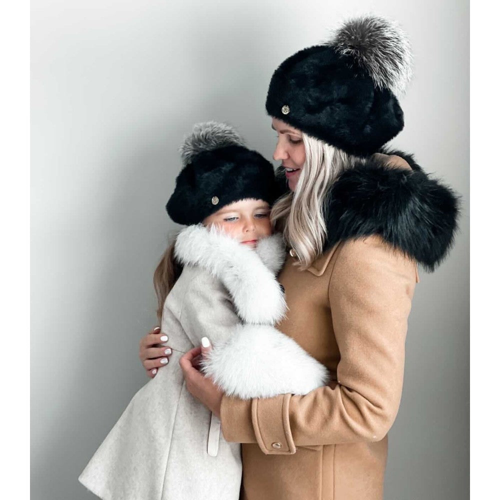 Petite Maison Kids Milana Noir Beret Adult