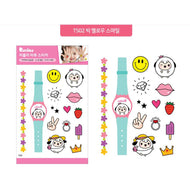 Puttisu Lovely Tattoo Sticker Ts02 Big Yellow Smile