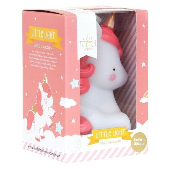Qhouse Kids A Little Lovely Company Little Light Gold Unicorn