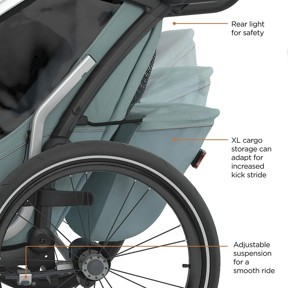 Thule Chariot Cross Multisport Bike Trailer Alaska Blue