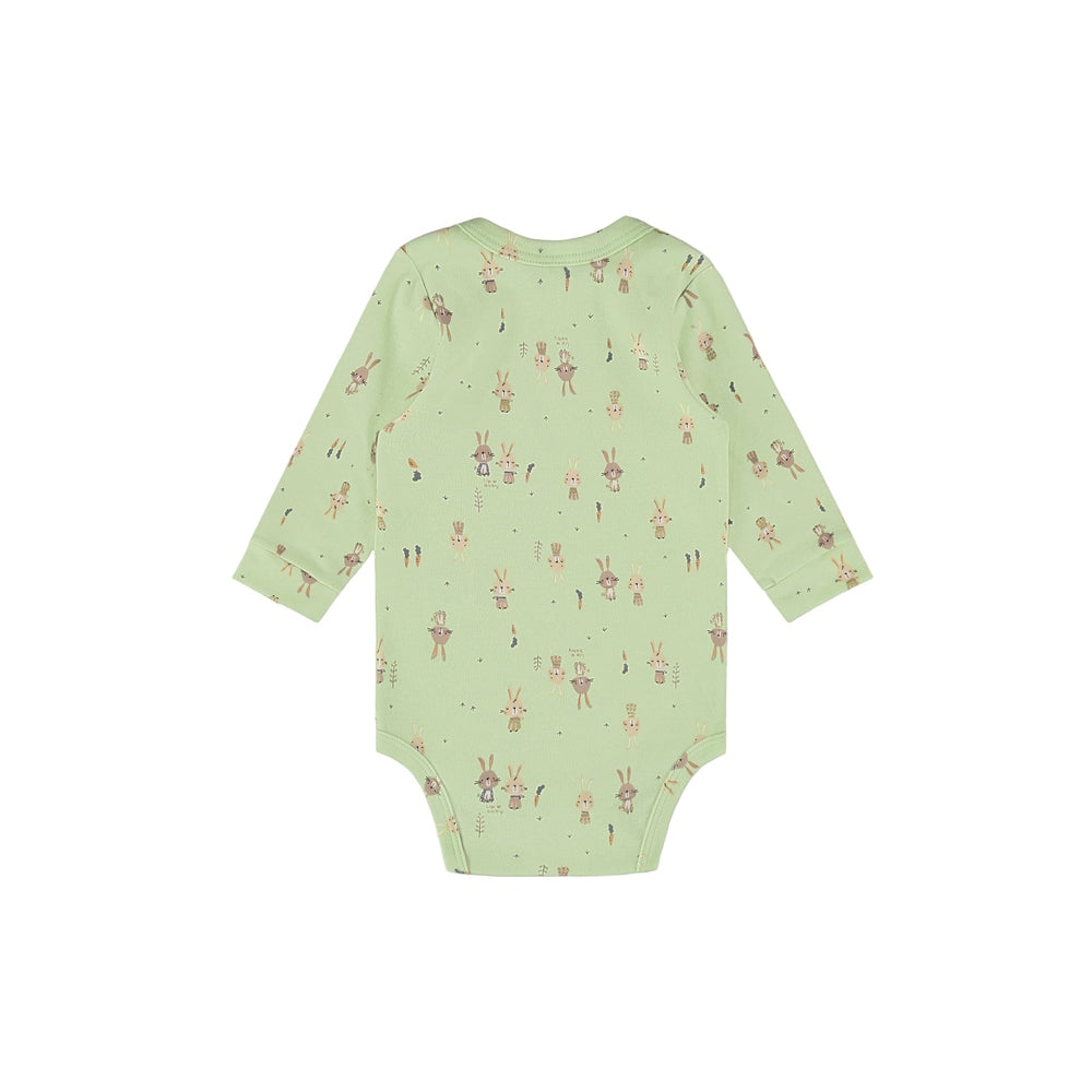 Up Baby Soft Jersey Cotton Boys Bodysuit Rabbit