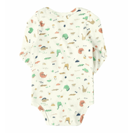 Upbaby Baby Boy Long Sleeve Bodysuit Off White Dino