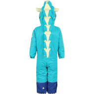 Weedo Blue Mondo Monster Snowsuit + Matching Gloves