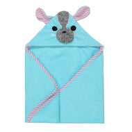 Zoocchini Baby Snow Terry Hooded Bath Towel Yoko The Yorkie
