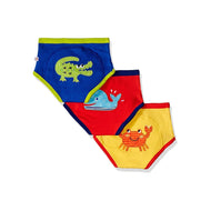 Zoocchini Toddler Organic Potty Training Pants 3pk Ocean Friends
