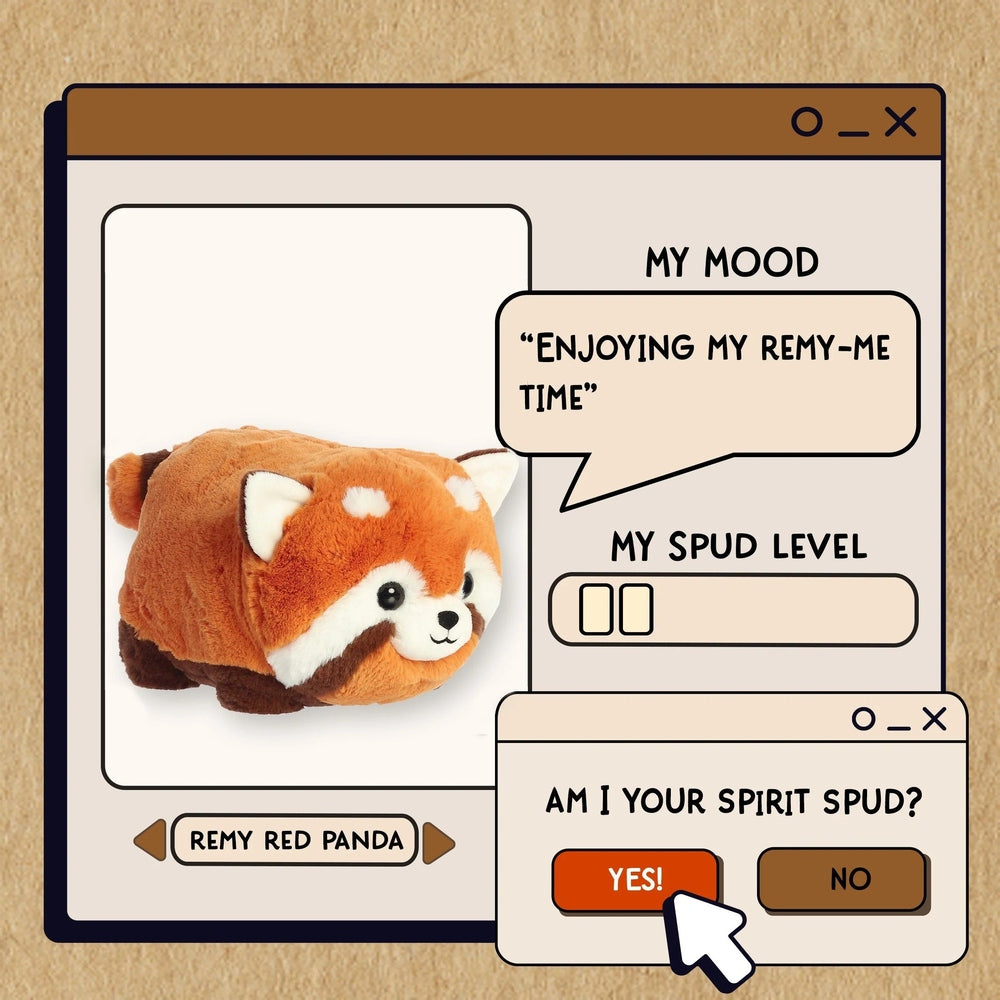 Aurora Spudsters Remy Red Panda 10"