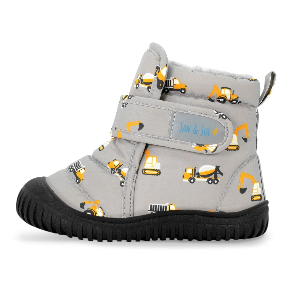 Jan & Jul Toasty Dry Booties Grey Construction