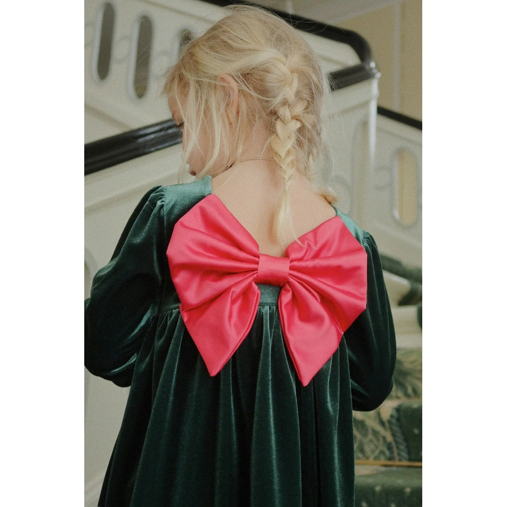 Konges Slojd Gia Bow Dress Pine Grove