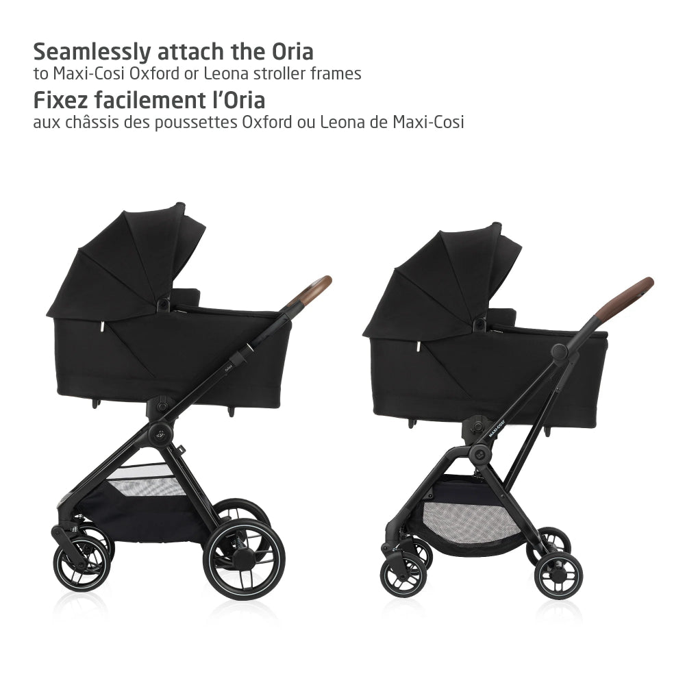 MAXI COSI ORIA2 CARRYCOT TWILLIC BLACK - baby enRoute