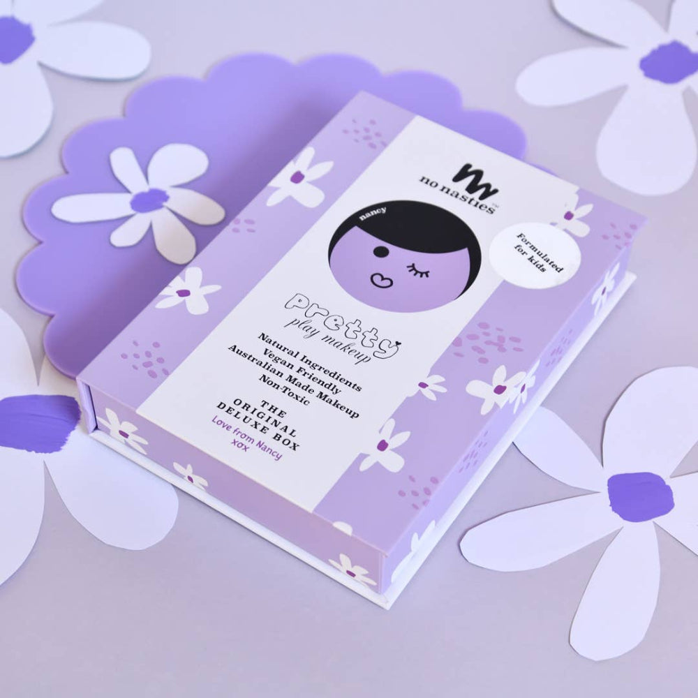 no nasties kids - Nancy Kids Natural Pressed Powder Purple Makeup Palette Kit - baby enRoute
