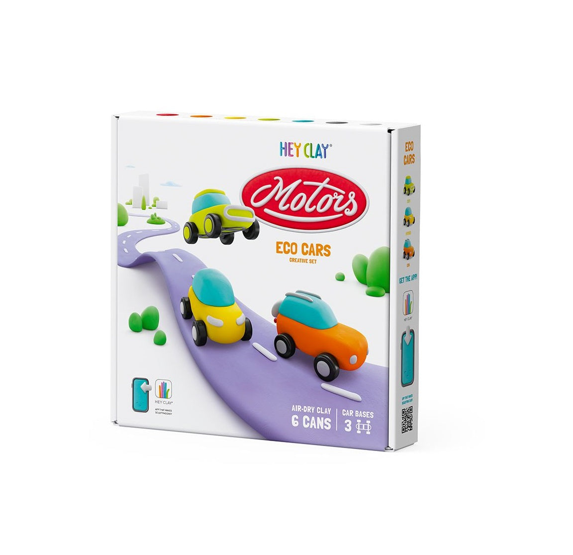 HEY CLAY CLAY SET MOTORS ECO CARS