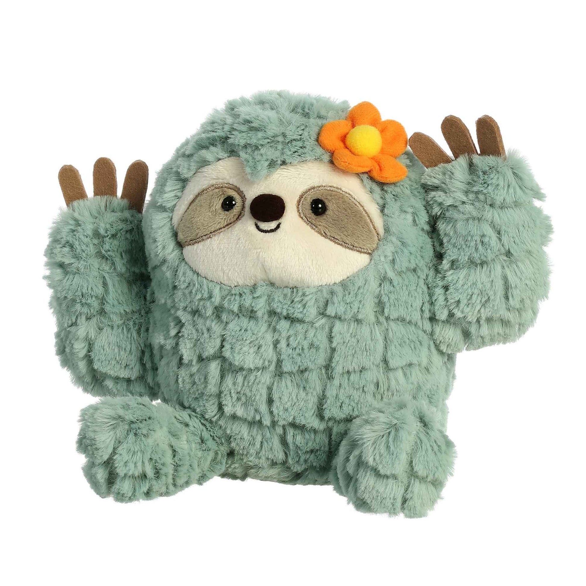 Aurora Cactus Kingdom Cactus Sloth 7.5"