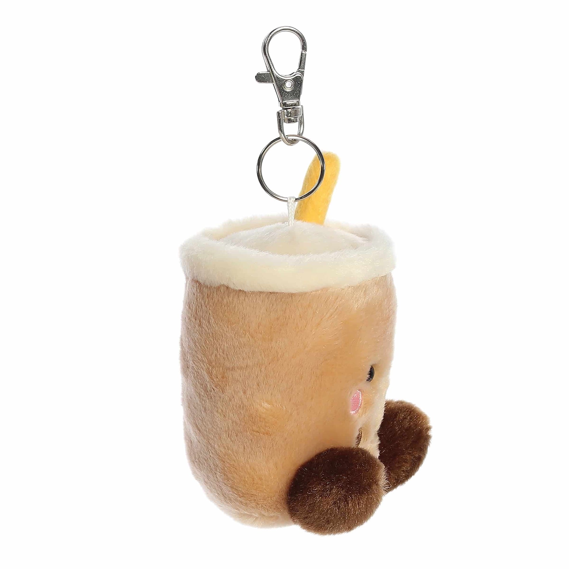 Aurora Palm Pals Milky Tea Boba ClipOn 4"