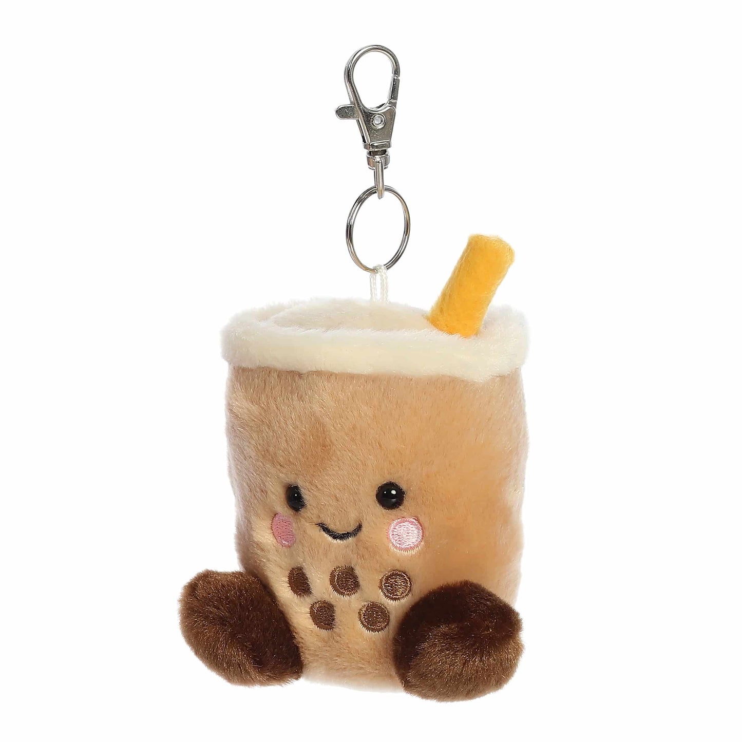 Aurora Palm Pals Milky Tea Boba ClipOn 4"
