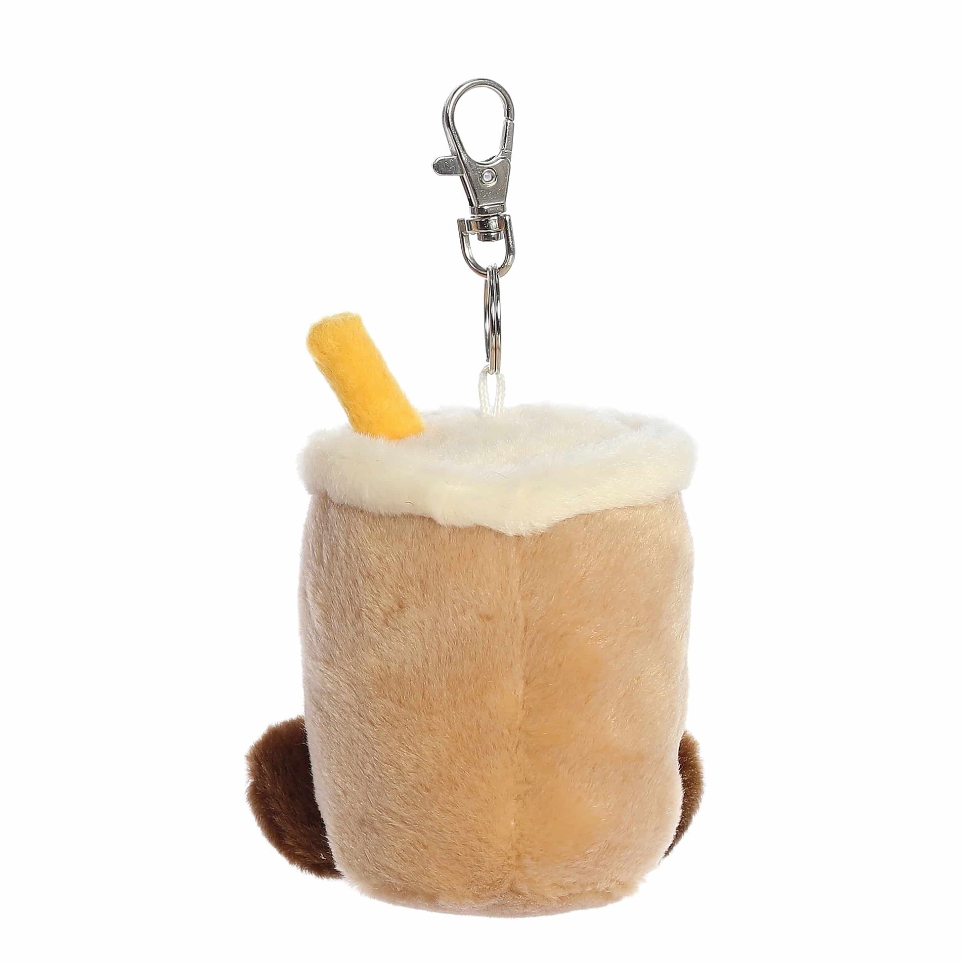 Aurora Palm Pals Milky Tea Boba ClipOn 4"