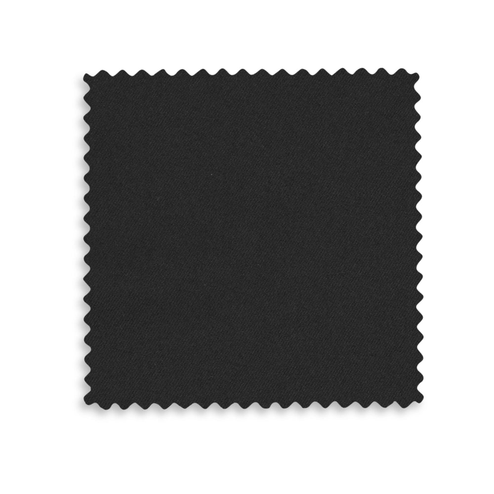 UPPABABY Mesa V3 Infant Car Seat fabric swatch in black, showing smooth textured fabric.