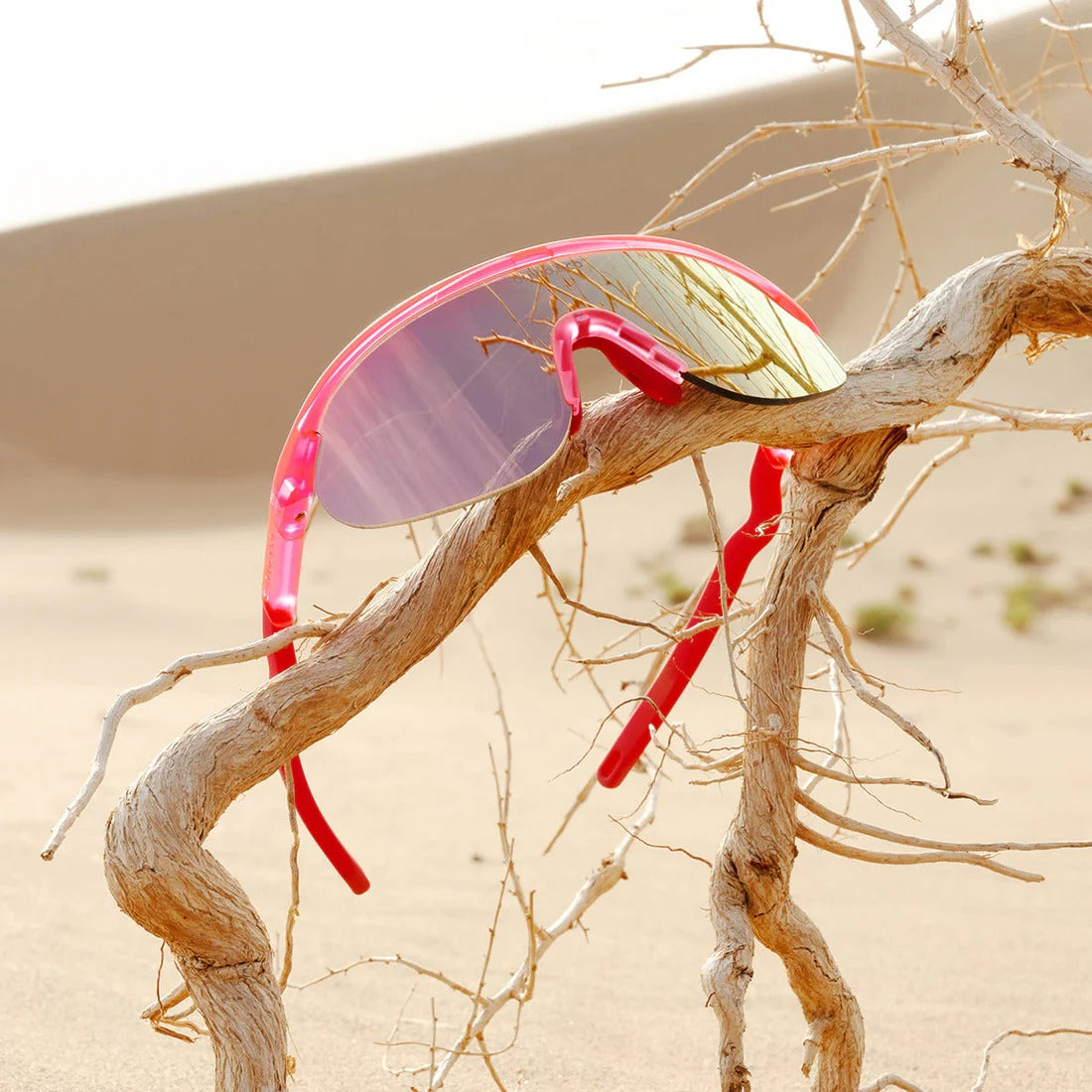 Olivio & Co Sport Sunglasses Junior+ Half-Rim Flamingo Pink