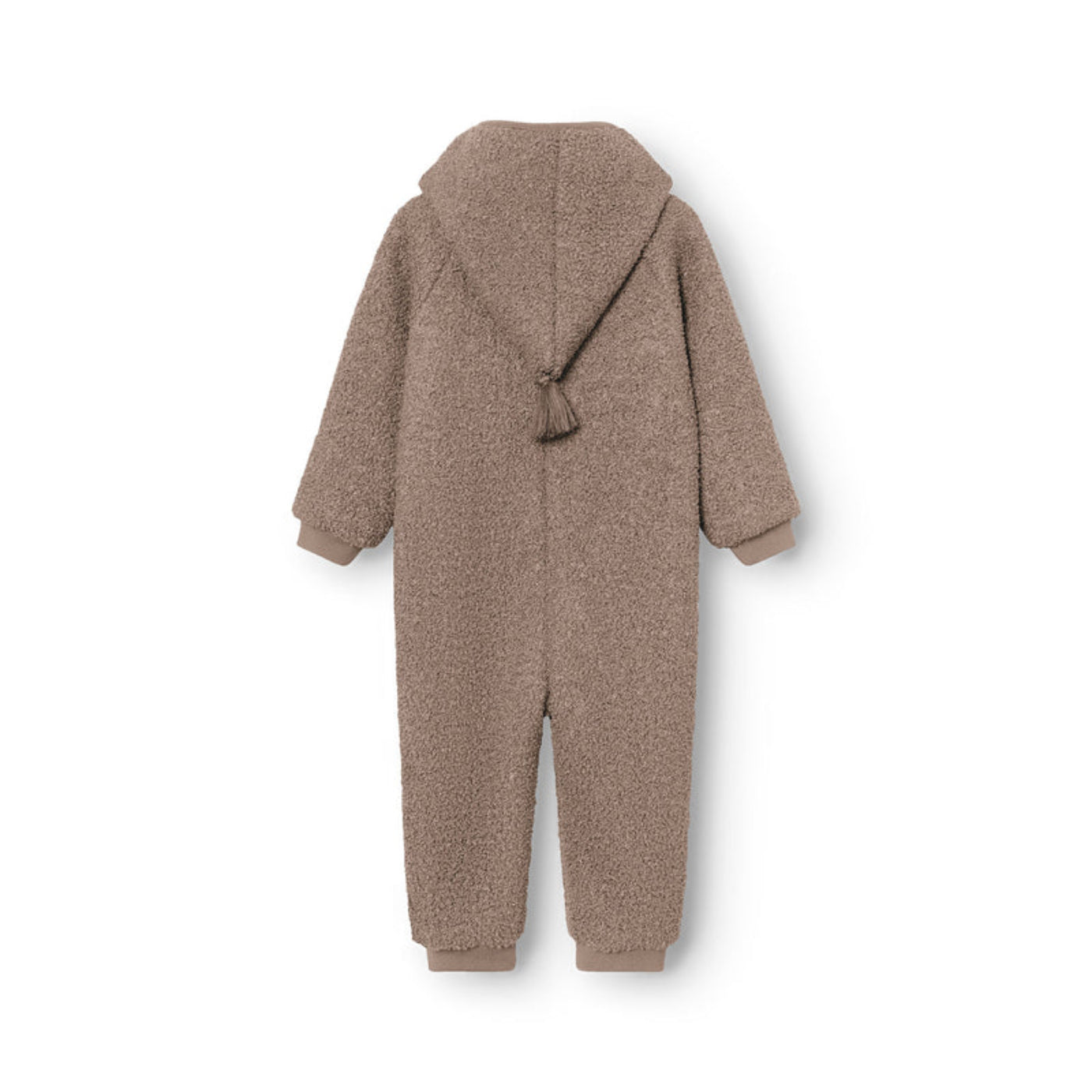 Mini A Ture Matadel Teddyfleece Jumpsuit Grs Grey Brown