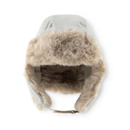 Mini A Ture Matcrister Teddy Lined Winter Hood Puritan Grey