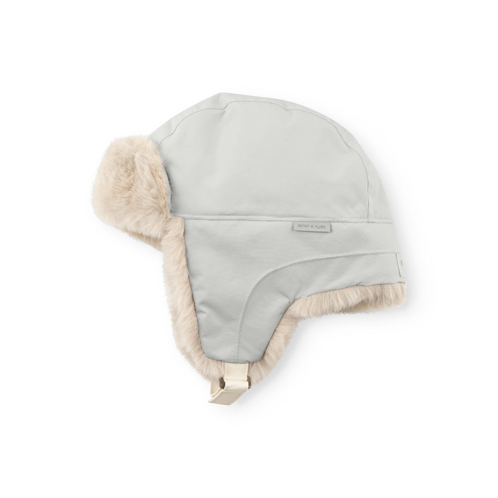 Mini A Ture Matcrister Teddy Lined Winter Hood Puritan Grey
