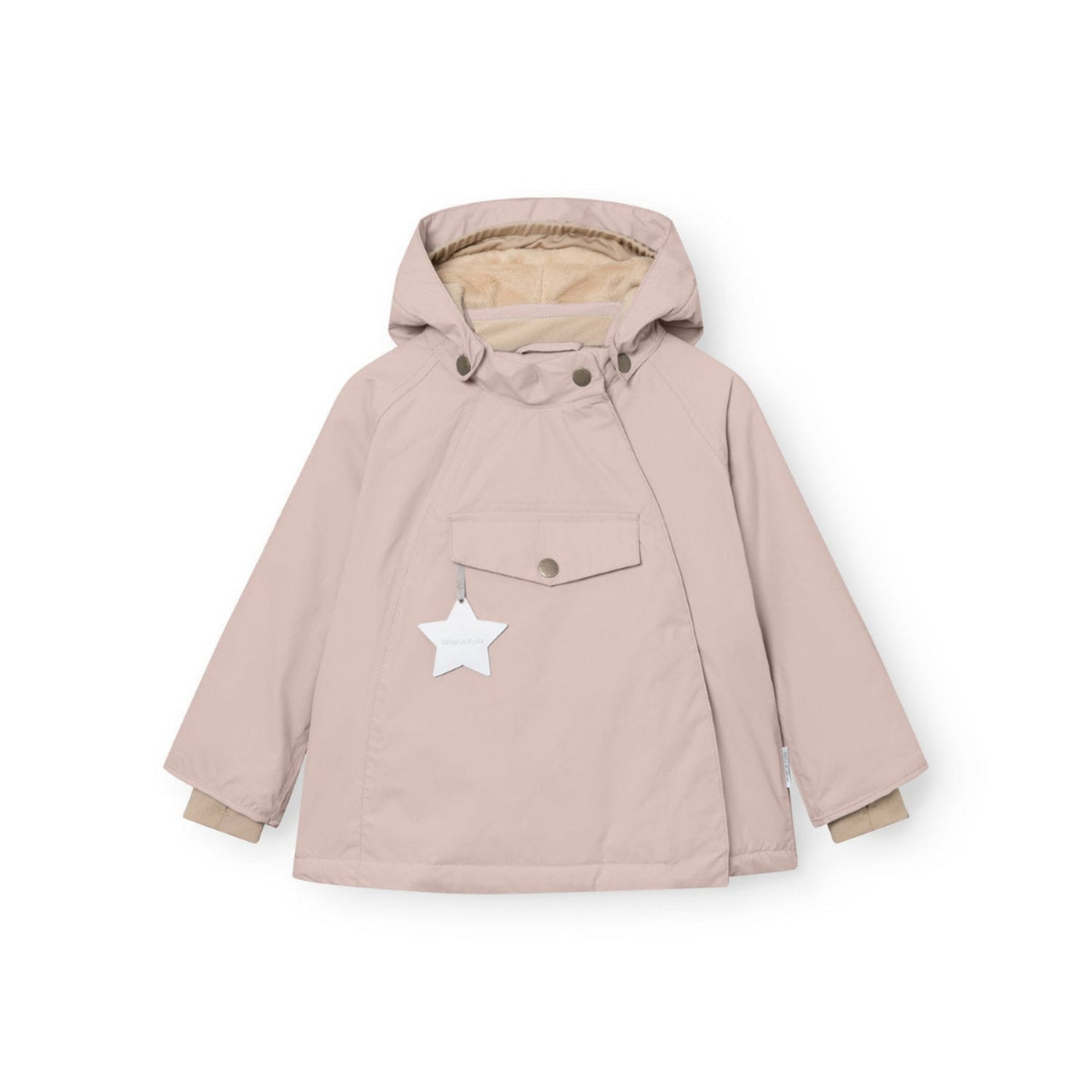 Mini A Ture Matwang Fleece Lined Winter Jacket Grs Cloudy Rose
