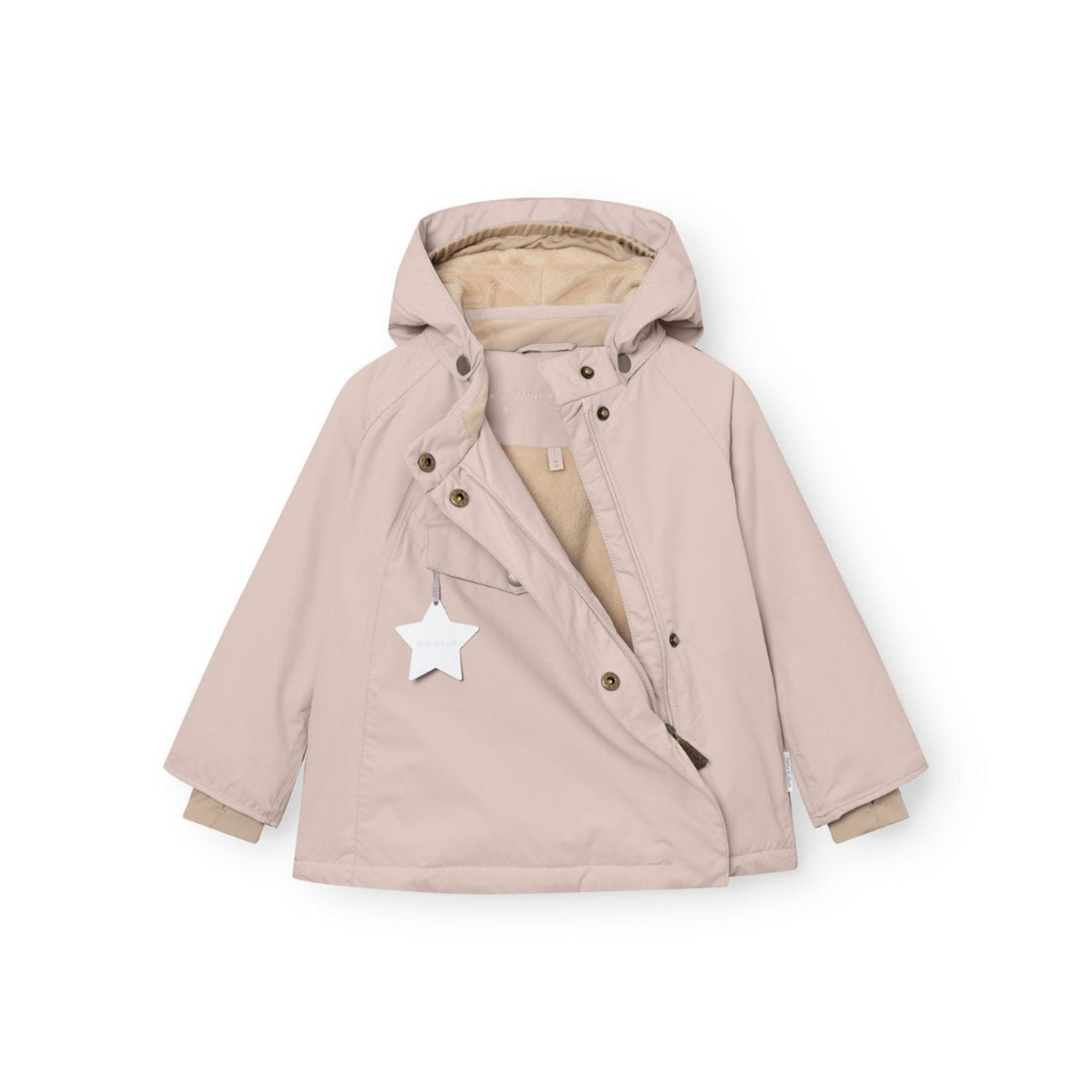 Mini A Ture Matwang Fleece Lined Winter Jacket Grs Cloudy Rose