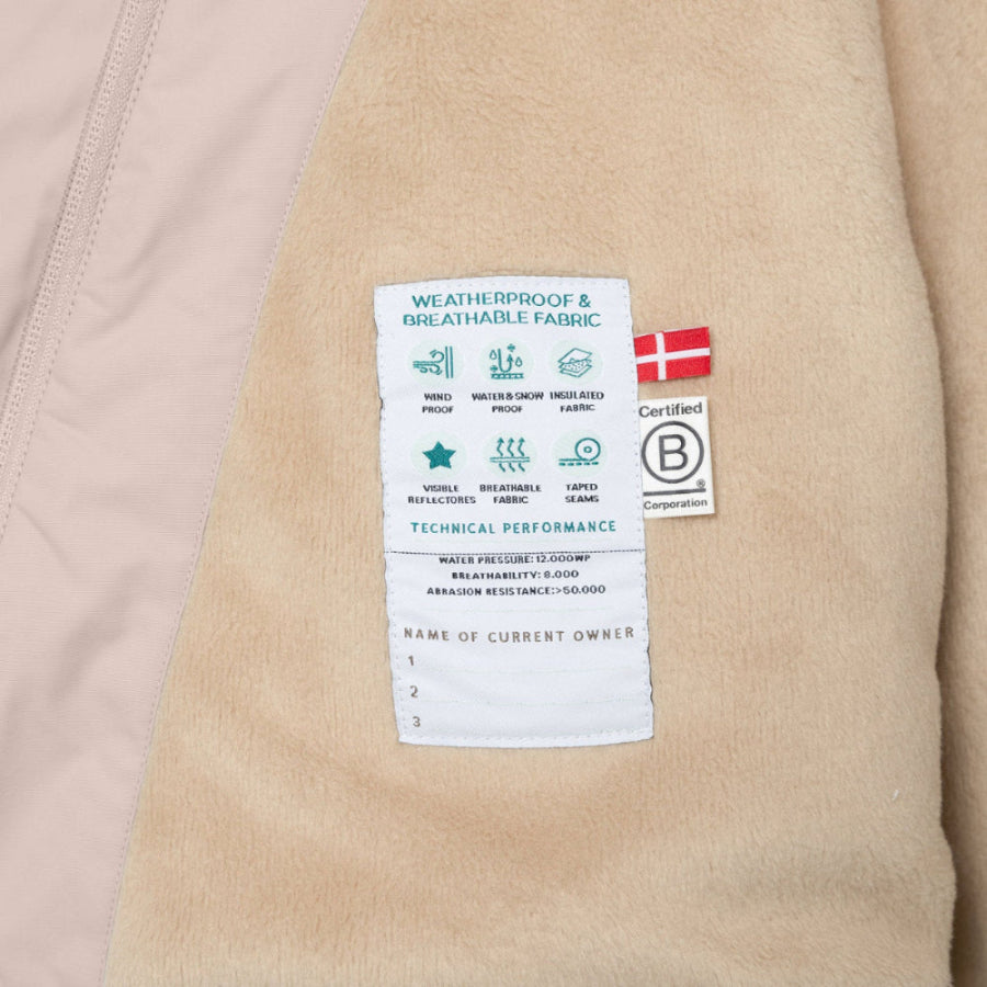 Mini A Ture Matwang Fleece Lined Winter Jacket Grs Cloudy Rose