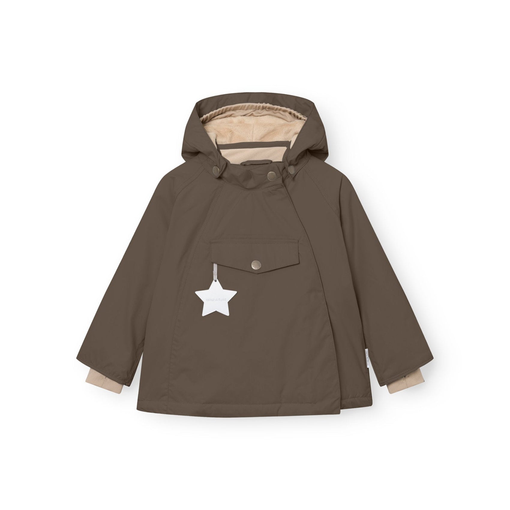 Mini A Ture Matwang Fleece Lined Winter Jacket Grs Tarmac Green