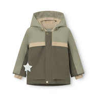 Mini A Ture Matwaldo Fleece Lined Winter Jacket Grs Tarmac Green
