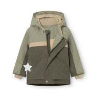 Mini A Ture Matwaldo Fleece Lined Winter Jacket Grs Tarmac Green