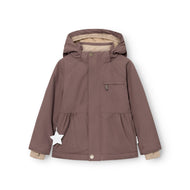 Mini A Ture Matbriddine Fleece Lined Winter Jacket Grs Peppercorn Plum