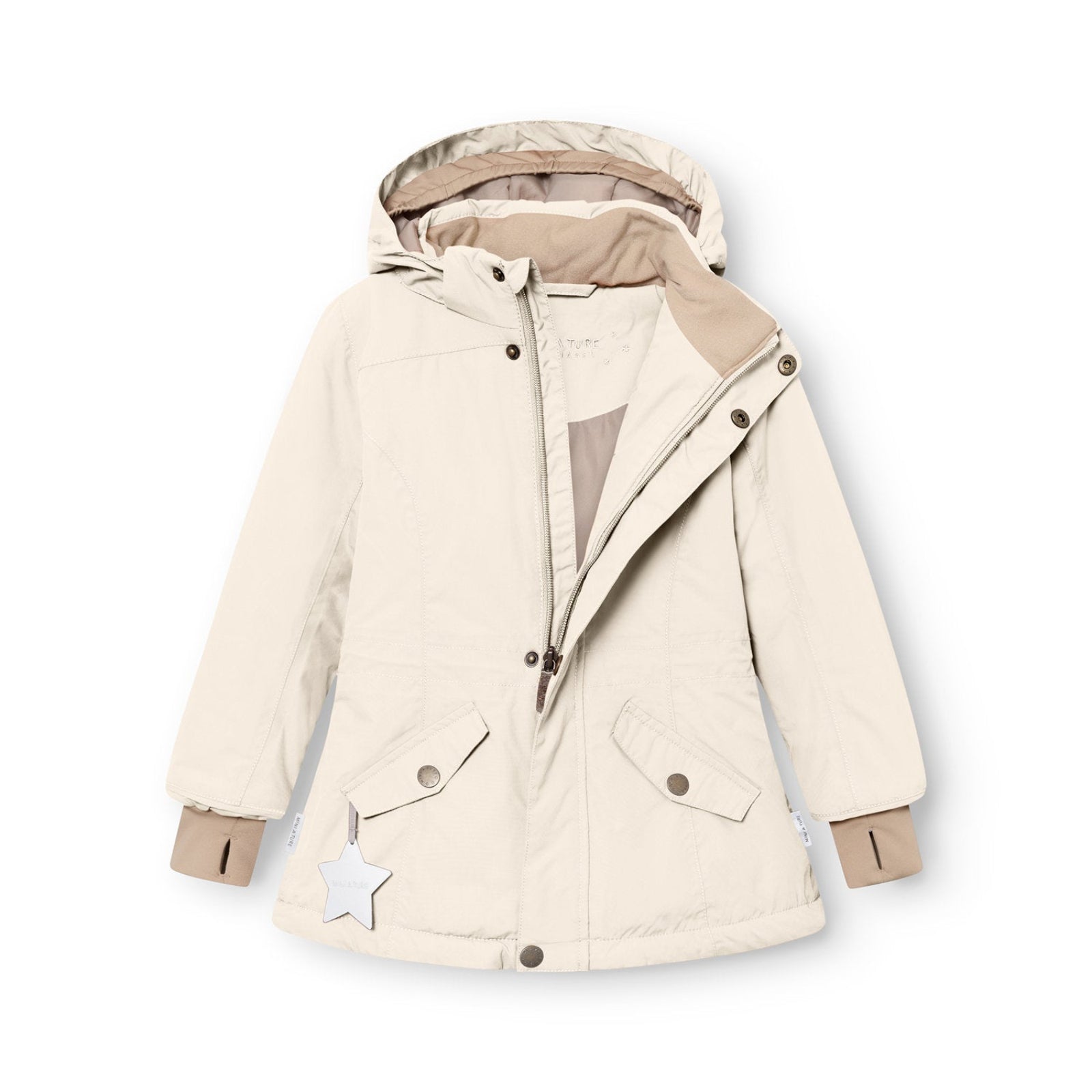 Mini A Ture Matvelaja Winter Jacket Grs Angora Cream