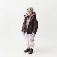 Mini A Ture Matvalonso Fleece Lined Winter Jacket Grs Chestnut Brown
