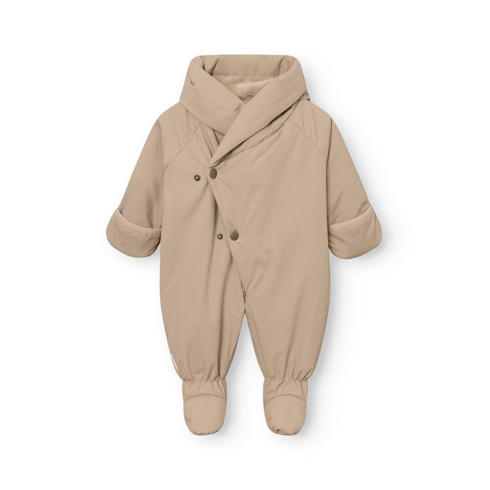 Mini A Ture Matfianna Fleece Lined Winter Pramsuit Grs Savannah Tan