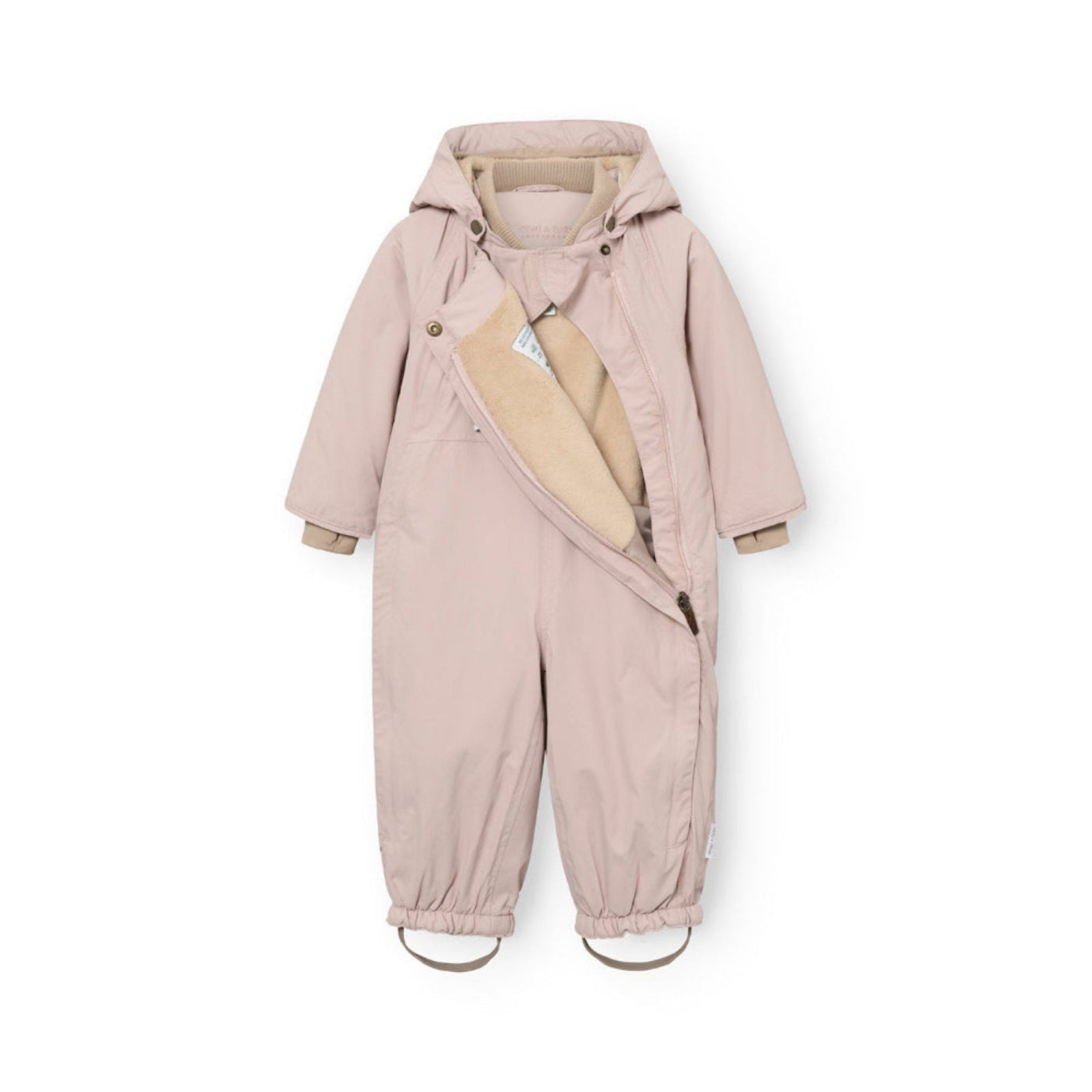 Mini A Ture Matwisti Fleece Lined Snowsuit Grs Cloudy Rose