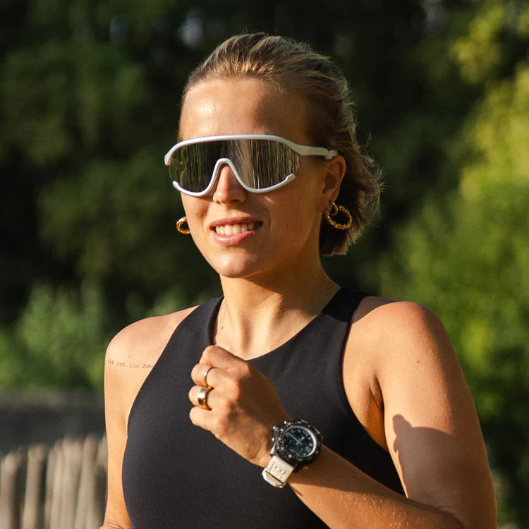 Olivio & Co Sport Sunglasses Teen & Adult Full-Rim Space Silver