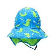 ZOOCCHINI BABY/TODDLER CAPE SUN HAT ALLIGATOR