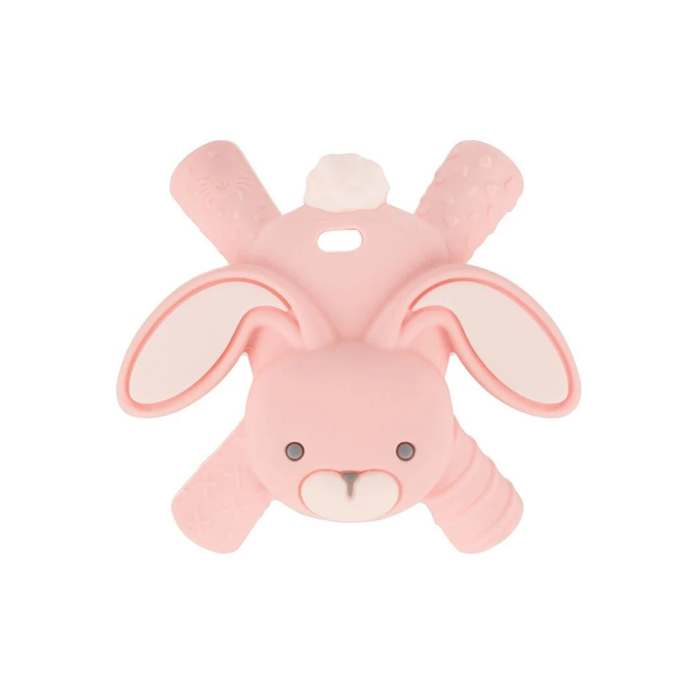 Itzy Ritzy molar teether, pink bunny