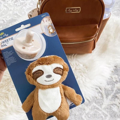 Itzy Ritzy Sweetie Pal Pacifier & Stuffed Anima