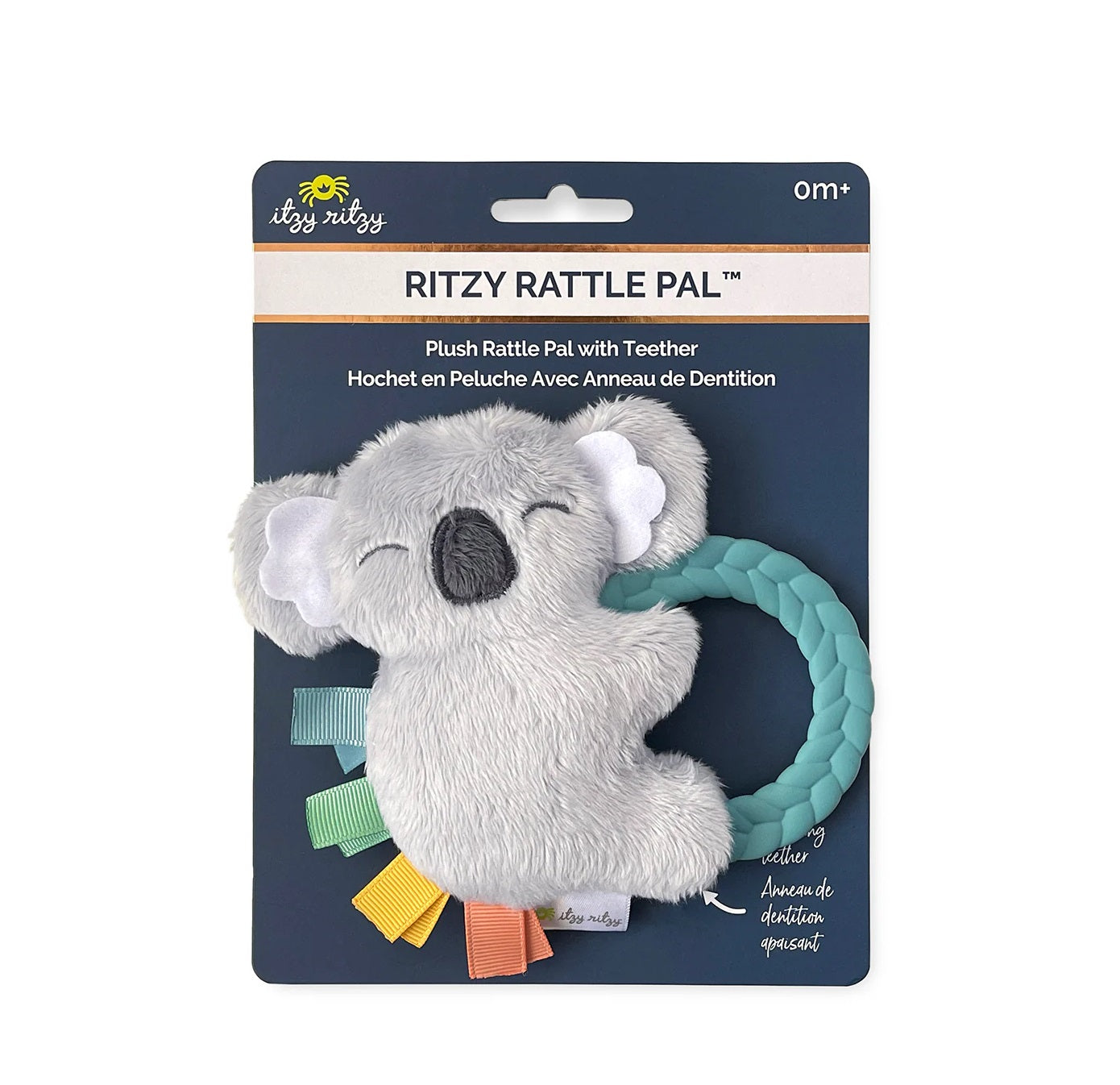 Itzy Ritzy Ritzy Rattle Pal Plush Rattle With Teether