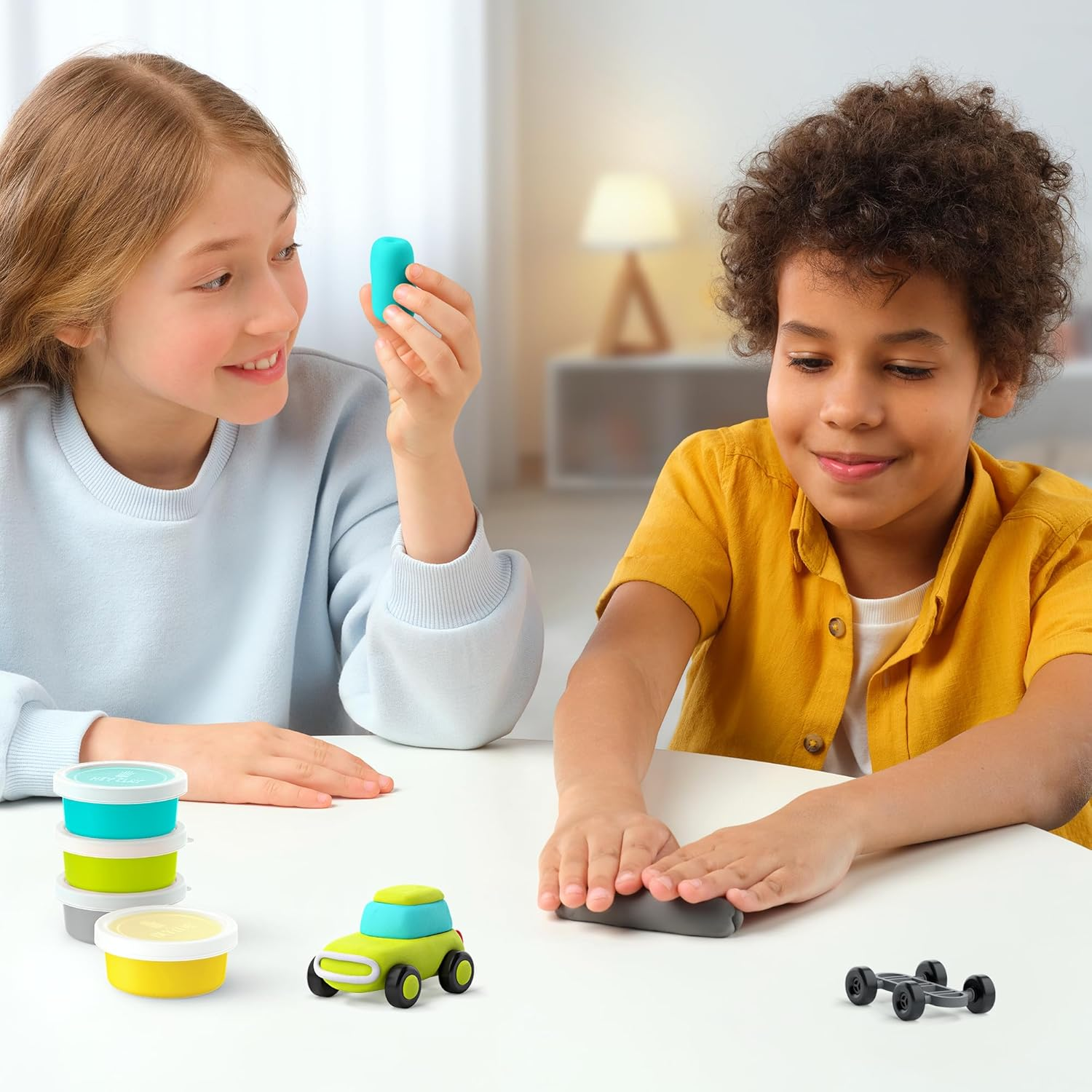 HEY CLAY CLAY SET MOTORS ECO CARS