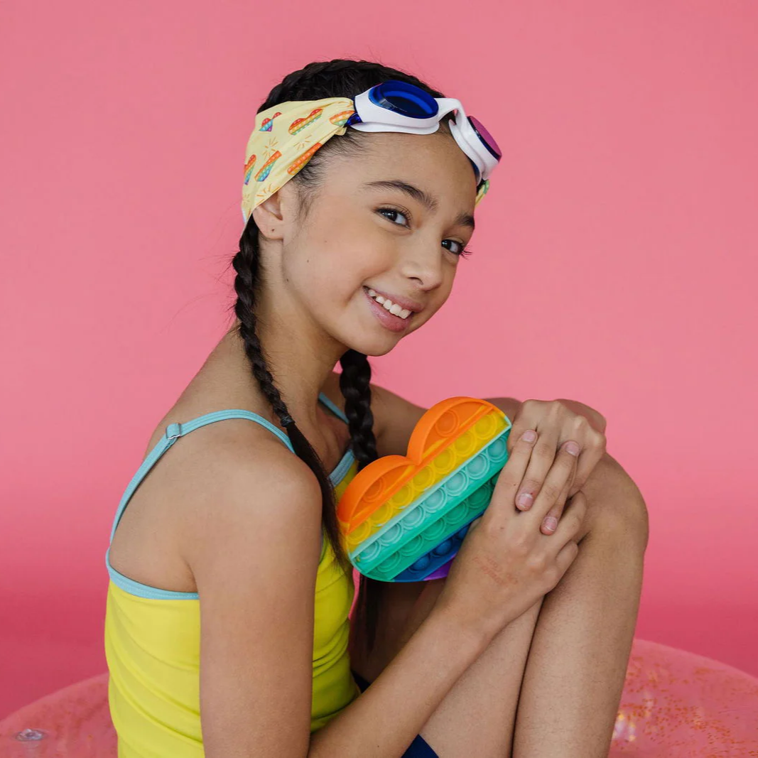 SPLASH SWIM GOGGLES RAINBOW POP