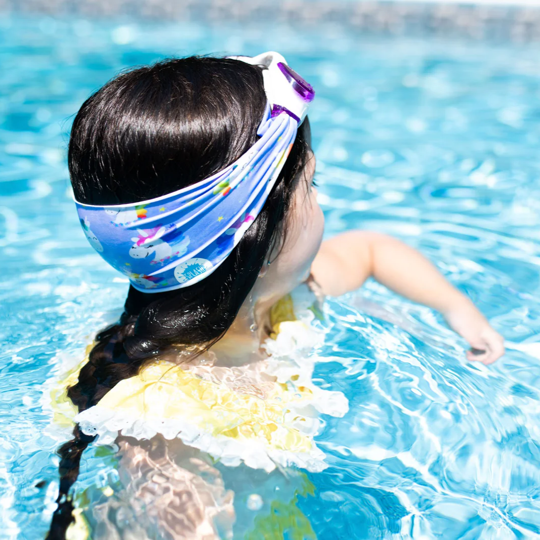 SPLASH SWIM GOGGLES RAINBOW UNICORN