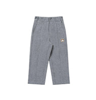 Petite Revery French Terry Wide Leg Pants Slate Grey