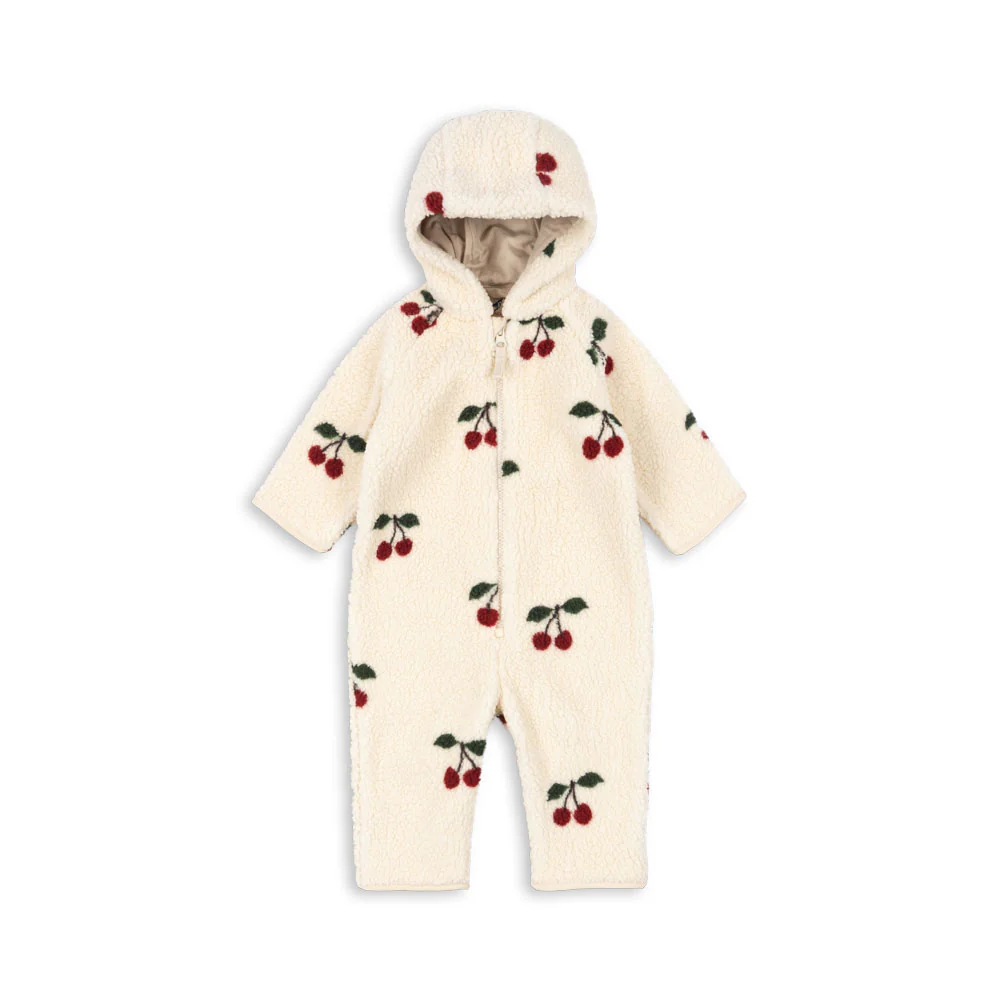 Konges Slojd Jody Teddy Onesie Ma Grande Cerise