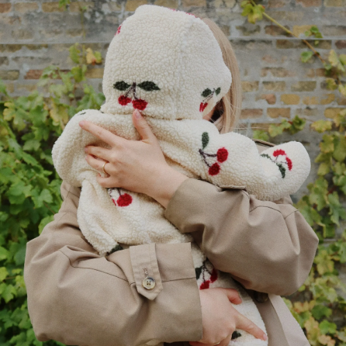 Konges Slojd Jody Teddy Onesie Ma Grande Cerise