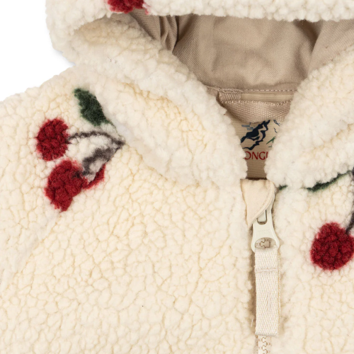 Konges Slojd Jody Teddy Onesie Ma Grande Cerise