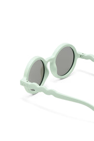 Olivio & Co Round Sunglasses Kids/Junior Natural Light Green