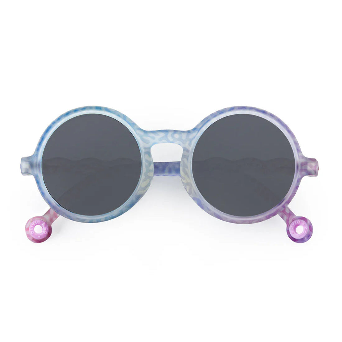 OLIVIO & CO ROUND SUNGLASSES KIDS/JUNIOR CORAL REEF REEF CORAL FANTASY 